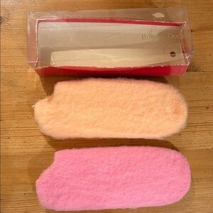 Bonnie Doon Vintage Brushed Booties (sock slipper type) NEW NWT
